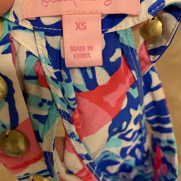 SOLD FB Lilly Pulitzer Rogan Halter Top XS - Picture 3 of 5
